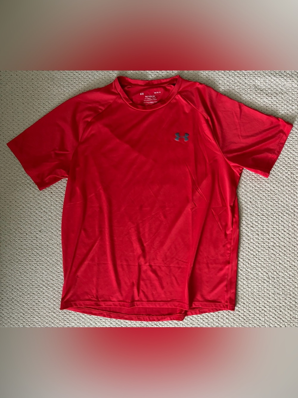Under Armour Men's Red The Tech Tee
